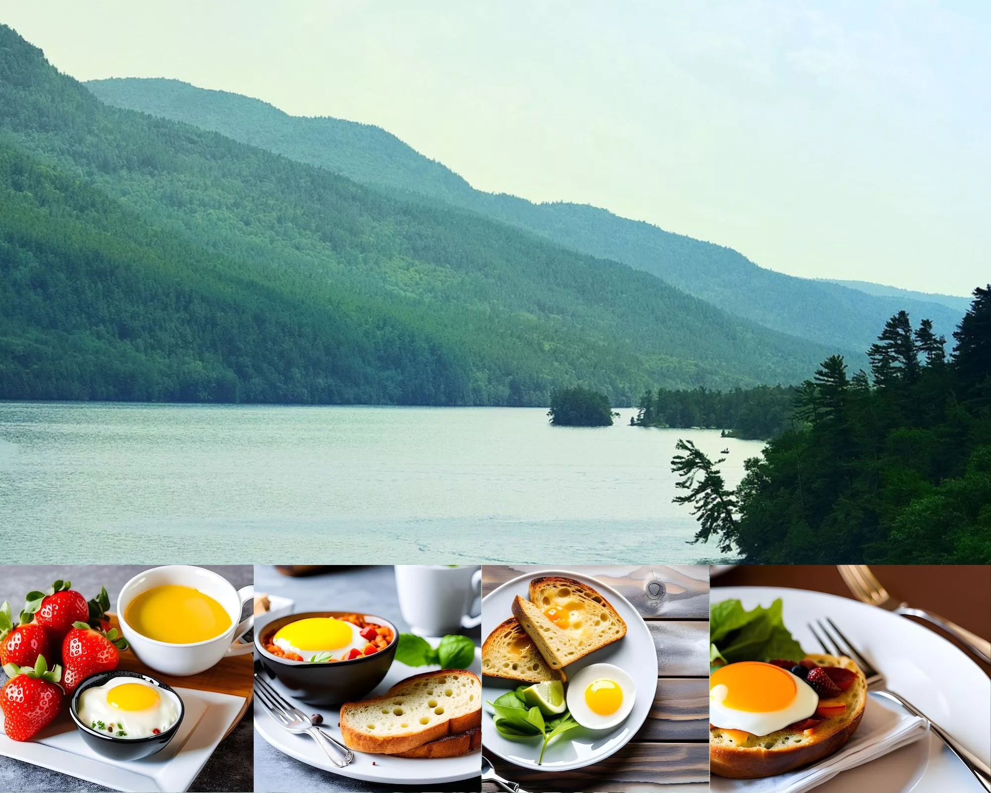 Breakfast on Lake George