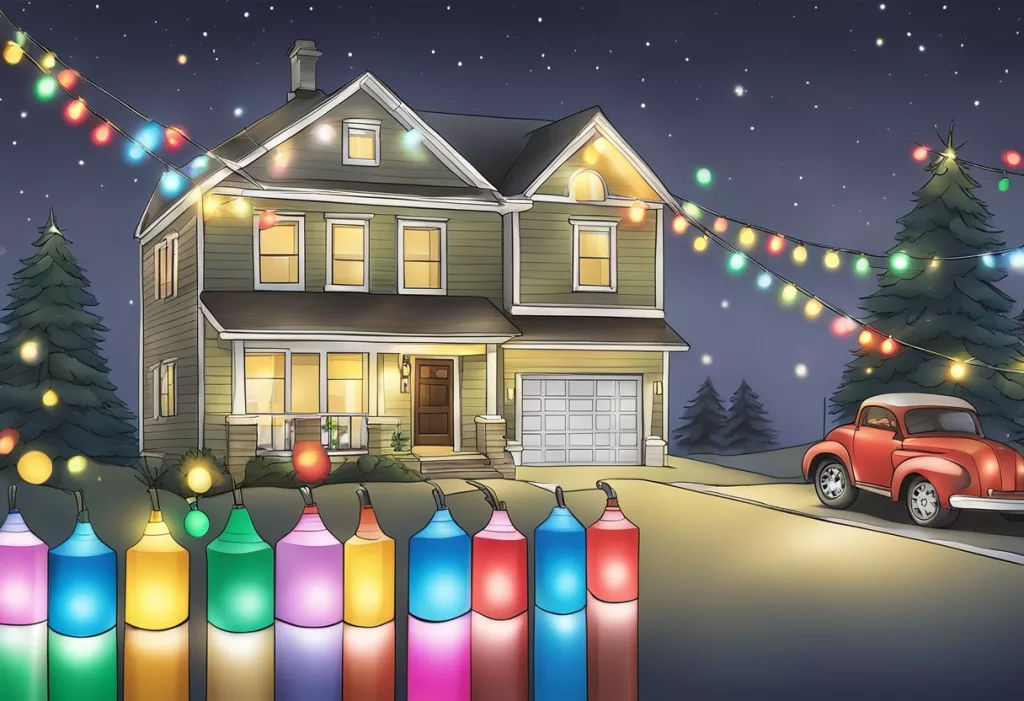 Coloring Christmas Lights